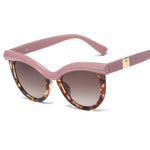 Half Frame Fashion Cat Eye Glasses