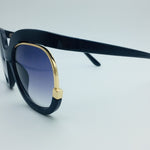 Female flying Sunglasses，Women Cat Eye Half Frame