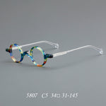 Acetate Frames Retro Round Glasses