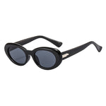 European And American Retro Cat Eye Oval Small Frame Glasses UV Protection