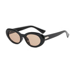 European And American Retro Cat Eye Oval Small Frame Glasses UV Protection